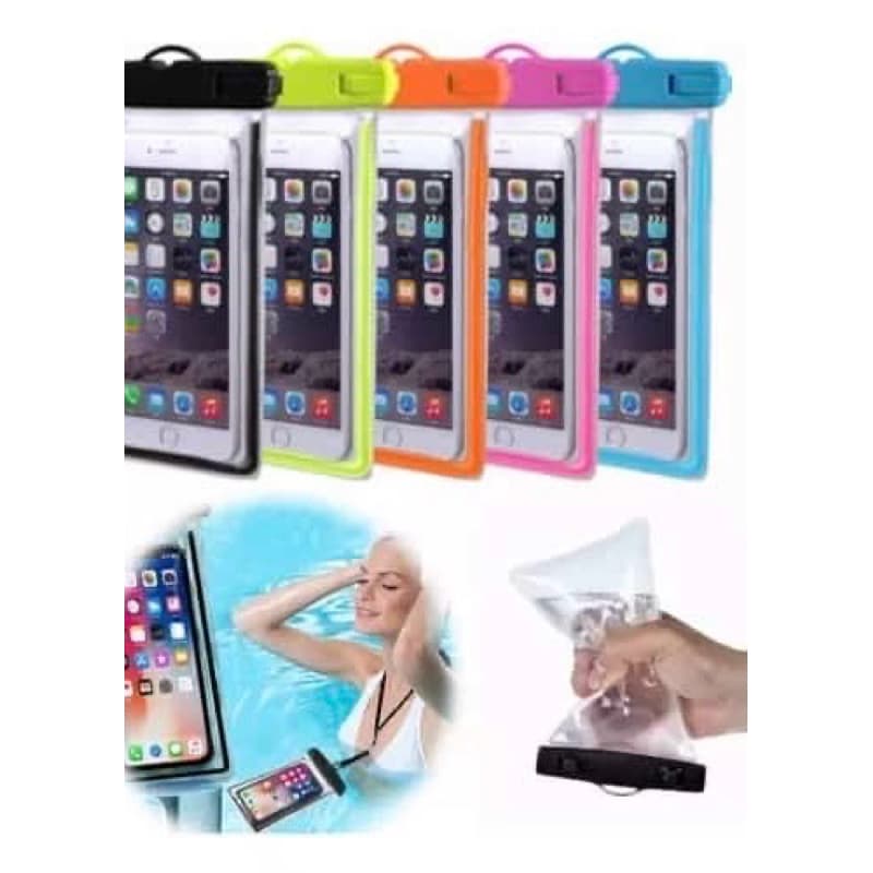 bolsinha mochila à prova d’água para celular mergulho