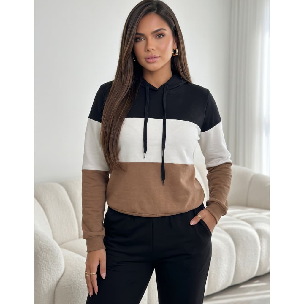 Moletom Conjunto Blogueira Calça e Blusa Felpuda Quentinha Flanelado