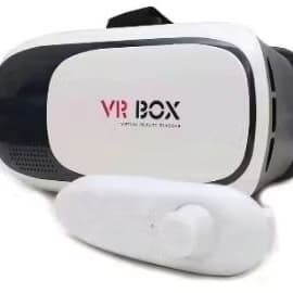 Óculos de Realidade Virtual VR Box 3D Cardboard 3 - Experiência 3D Imersiva com Lentes Ajustáveis