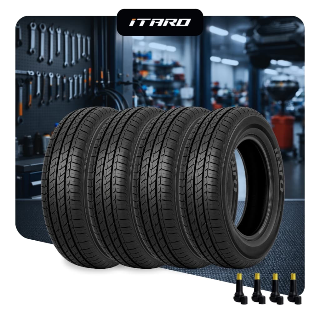Kit 4 Pneus 175/65 Aro 14 Novo e Original Alta Durabilidade e Resistência 420 Treadwear Itaro
