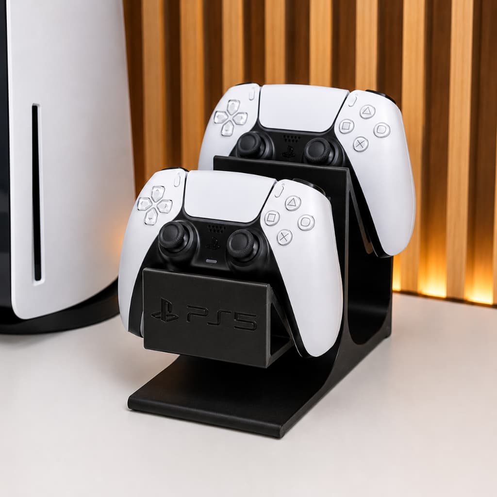 Suporte Duplo para Controle PS5 / Base para 2 Controles PS5 / Organizador Gamer para Controle PS5