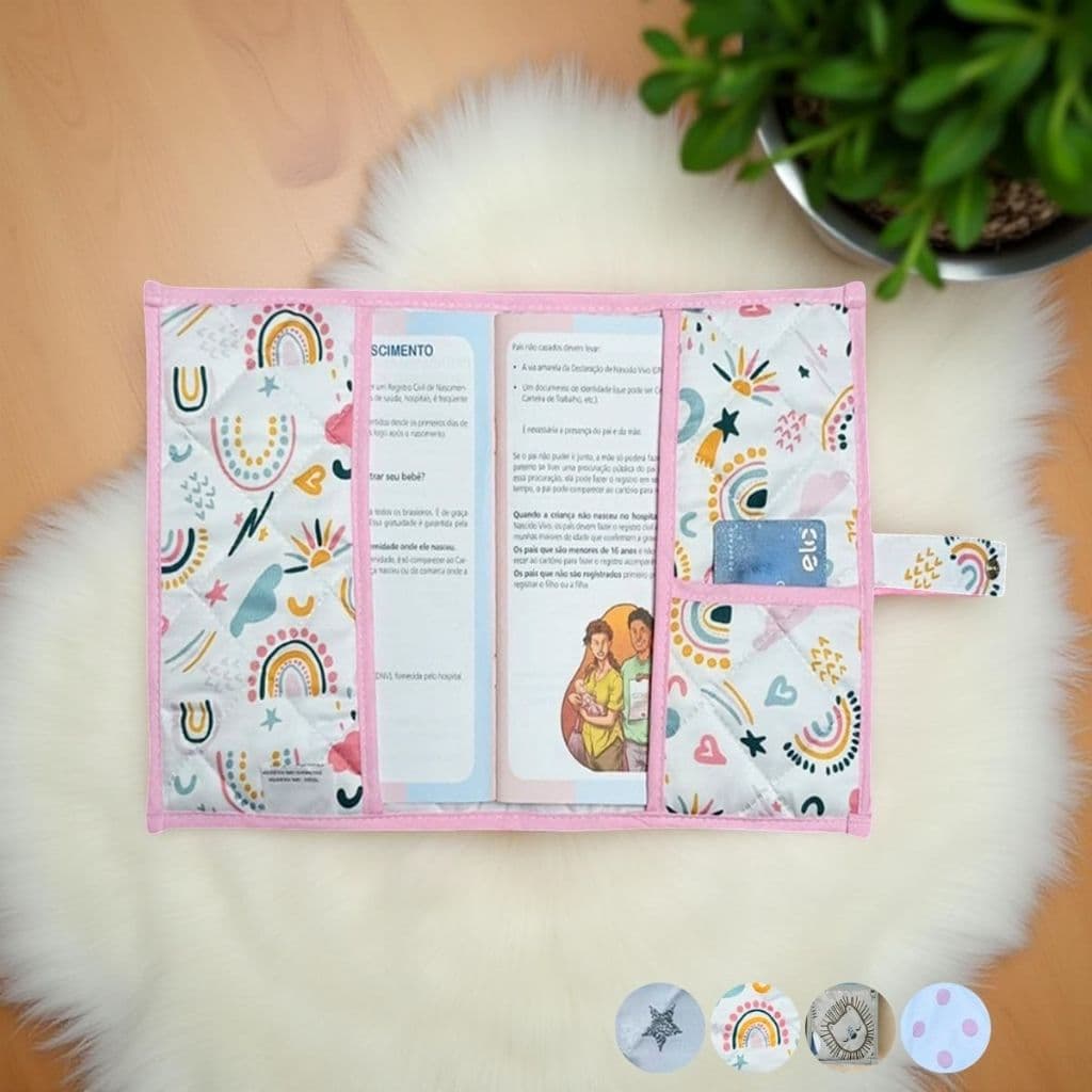 CAPA PARA CADERNETA DE VACINAÇÃO BEBE/ CAPA PROTETORA/ VACINAS/ PORTA DOCUMENTOS BEBE/ MENINO MENINA
