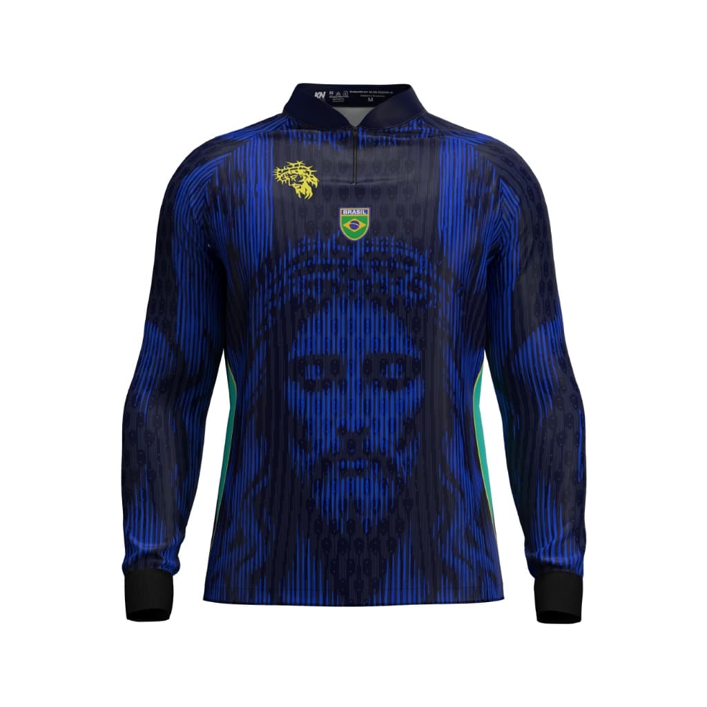 Camiseta Masculina Jesus Brasil DRY SOFT Proteção Solar UV50+