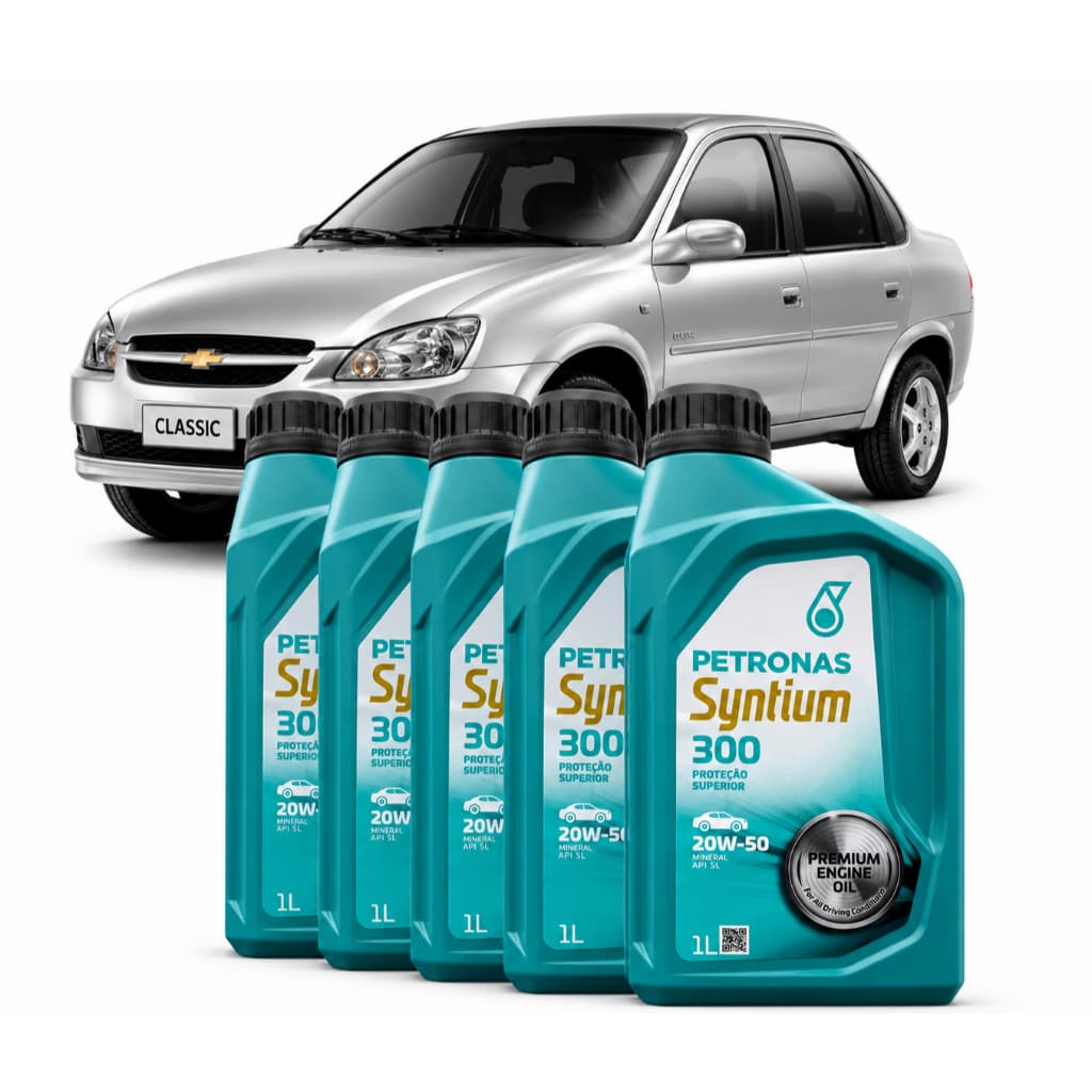 5 Litros Óleo De Motor Mineral 20w50 Sl Petronas Syntium 300