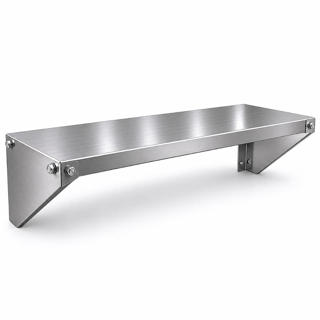 Prateleira Industrial Inox Ou Galvanizada Reforçada Multiuso Cozinha Industrial