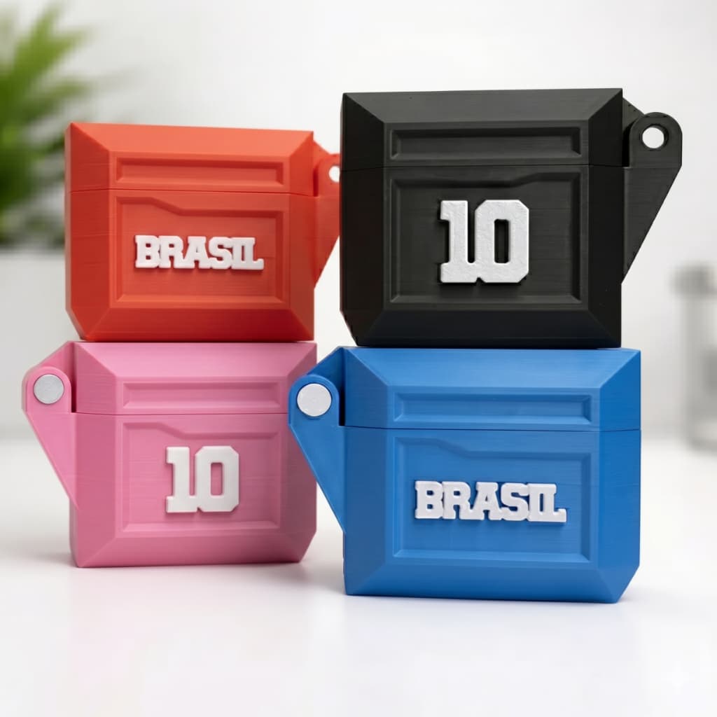 Caixinha Estojo Porta Figurinhas Copa Brasil Protetor Premium Organizador Álbum Colecionador