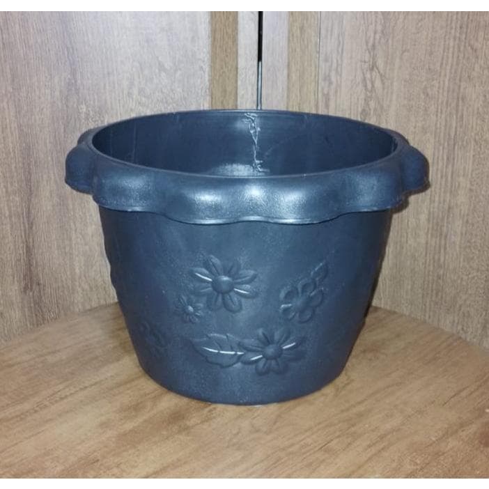 VASO DECORADO GRANDE PARA PLANTAS 8 LITROS