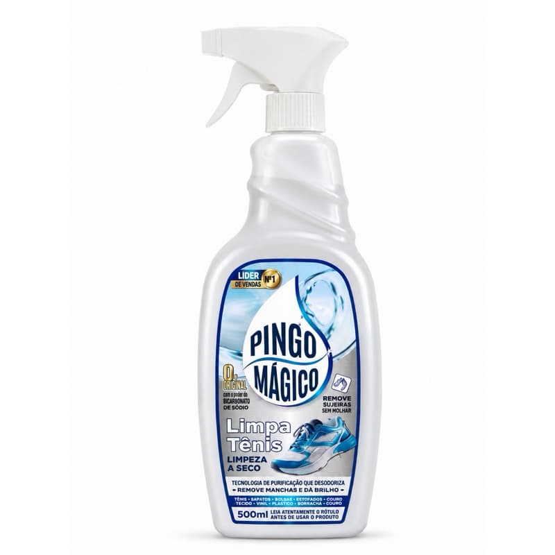 Limpa Tênis Pingo Mágico – Limpeza a Seco 500ml