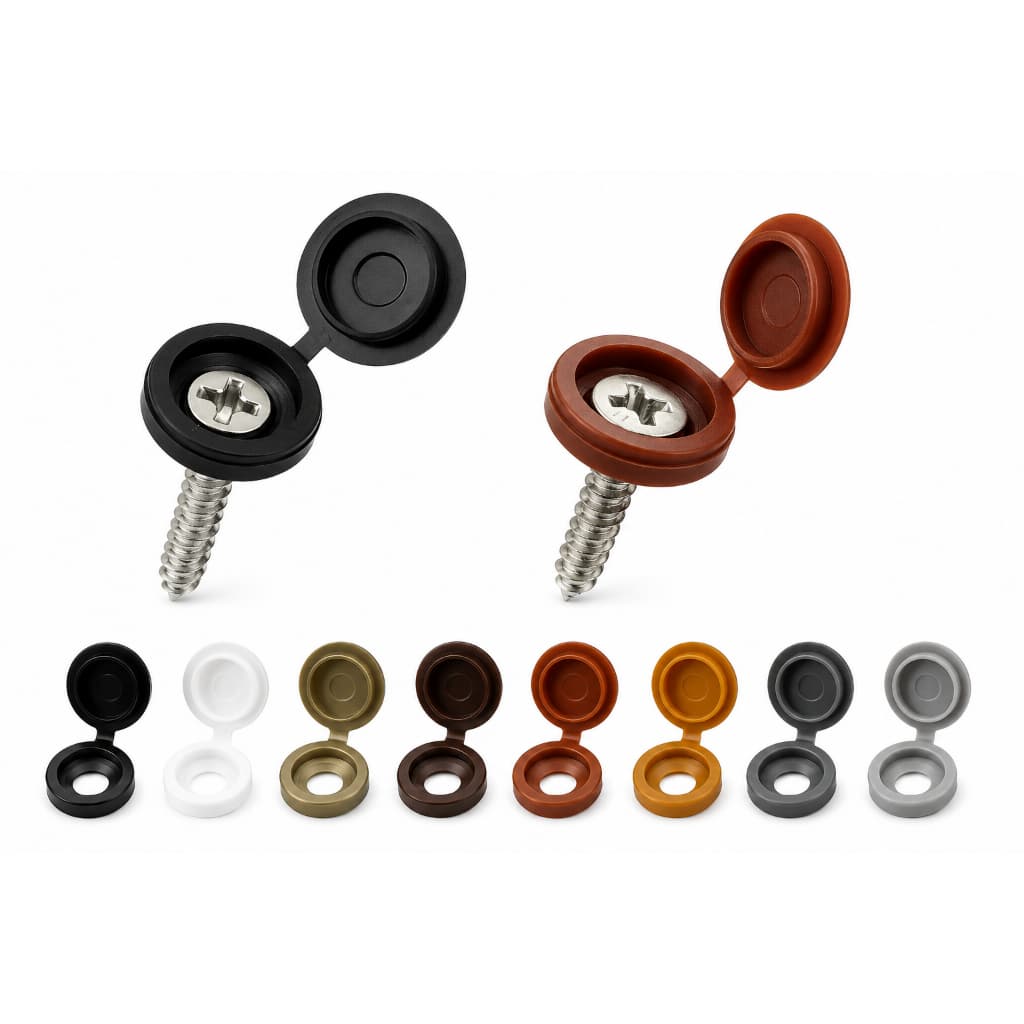 Acabamento Tampinha Para Cabeça De Parafuso Com 50 Pcs