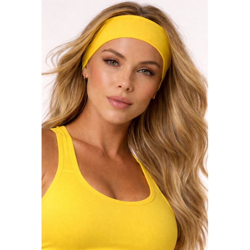 Faixa de Cabelo Feminina  Brazil Para Academia Yoga Maquiagem Treino Fitness Dia a Dia