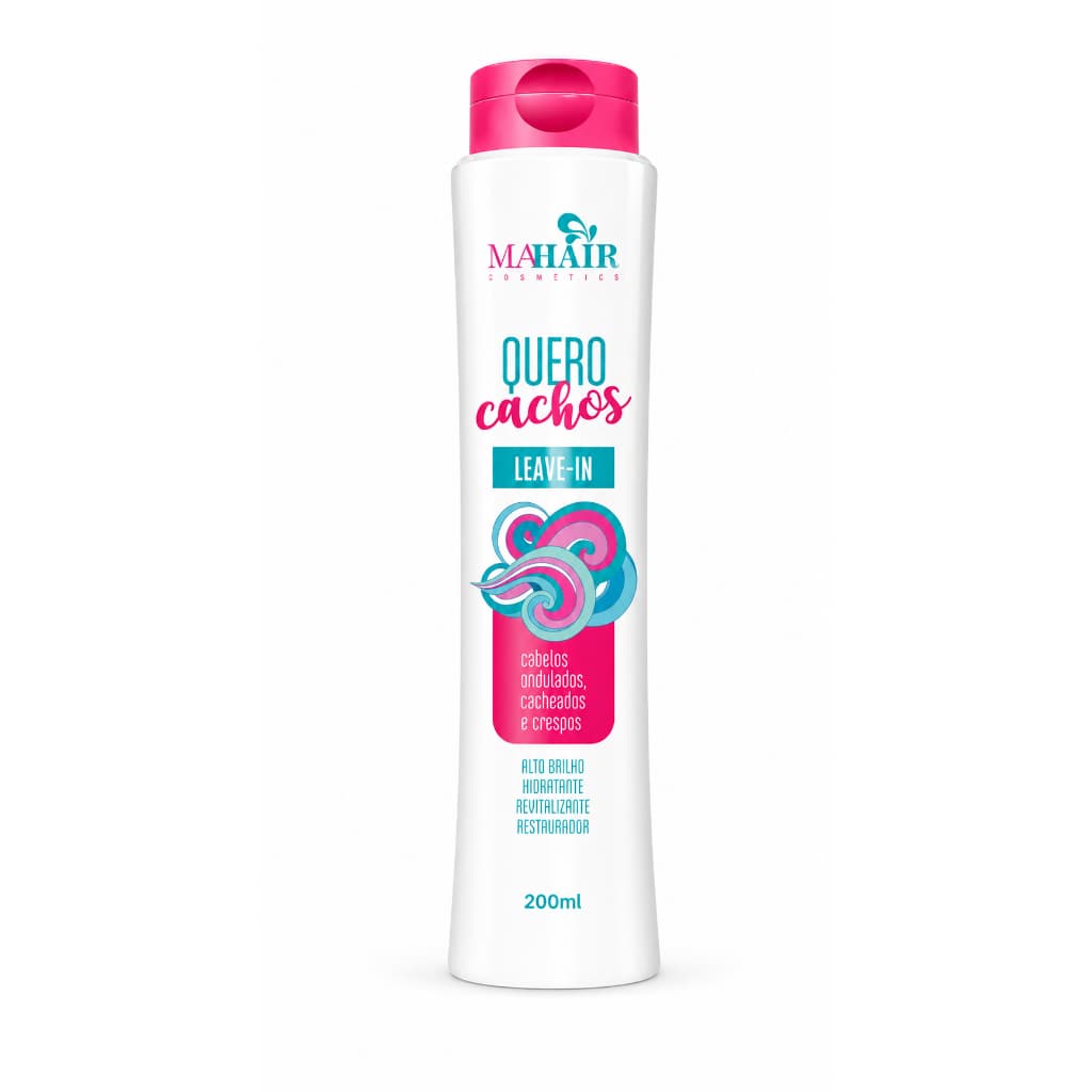 Leave in Creme de Pentear Ativador Quero Cachos Mahair 200ML