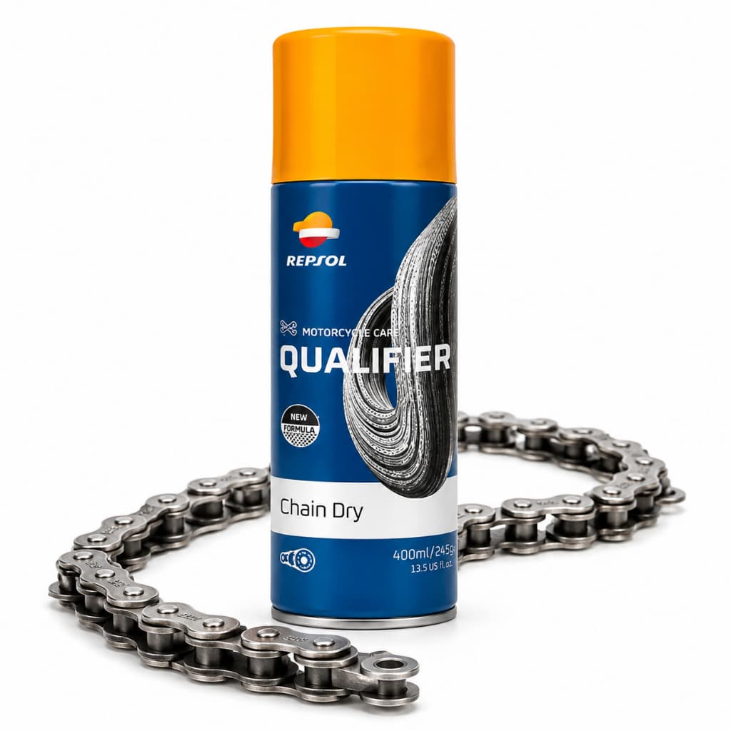Spray Lubrificante de Corrente  Qualifier Chain Dry - Spray 400ml Repsol