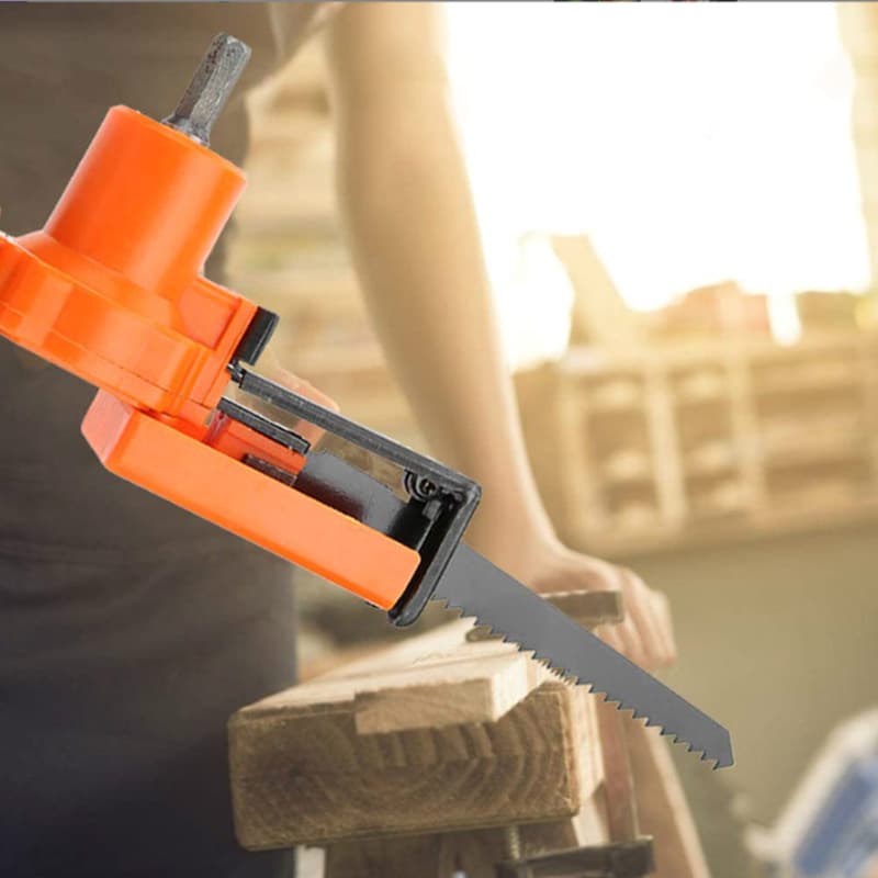 Adaptador Serra Sabre para Furadeira Encaixe Universal Corte Multifuncional