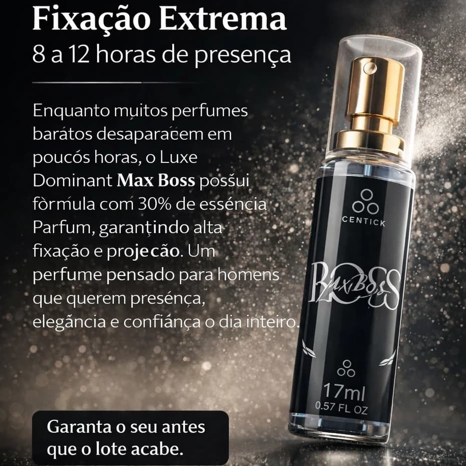 MAX-BOSS da Ozonteck Perfume Masculino