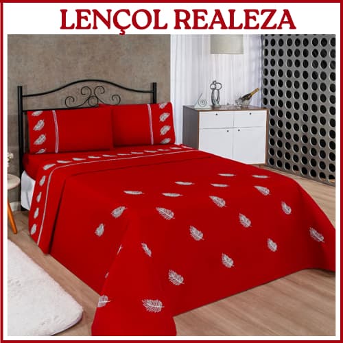 ✨ Lençol Realeza - Queen 3 ou 4 peças - Toque Suave Premium ✨