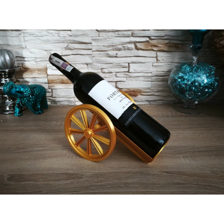 Suporte para Garrafa de Vinho Canhão