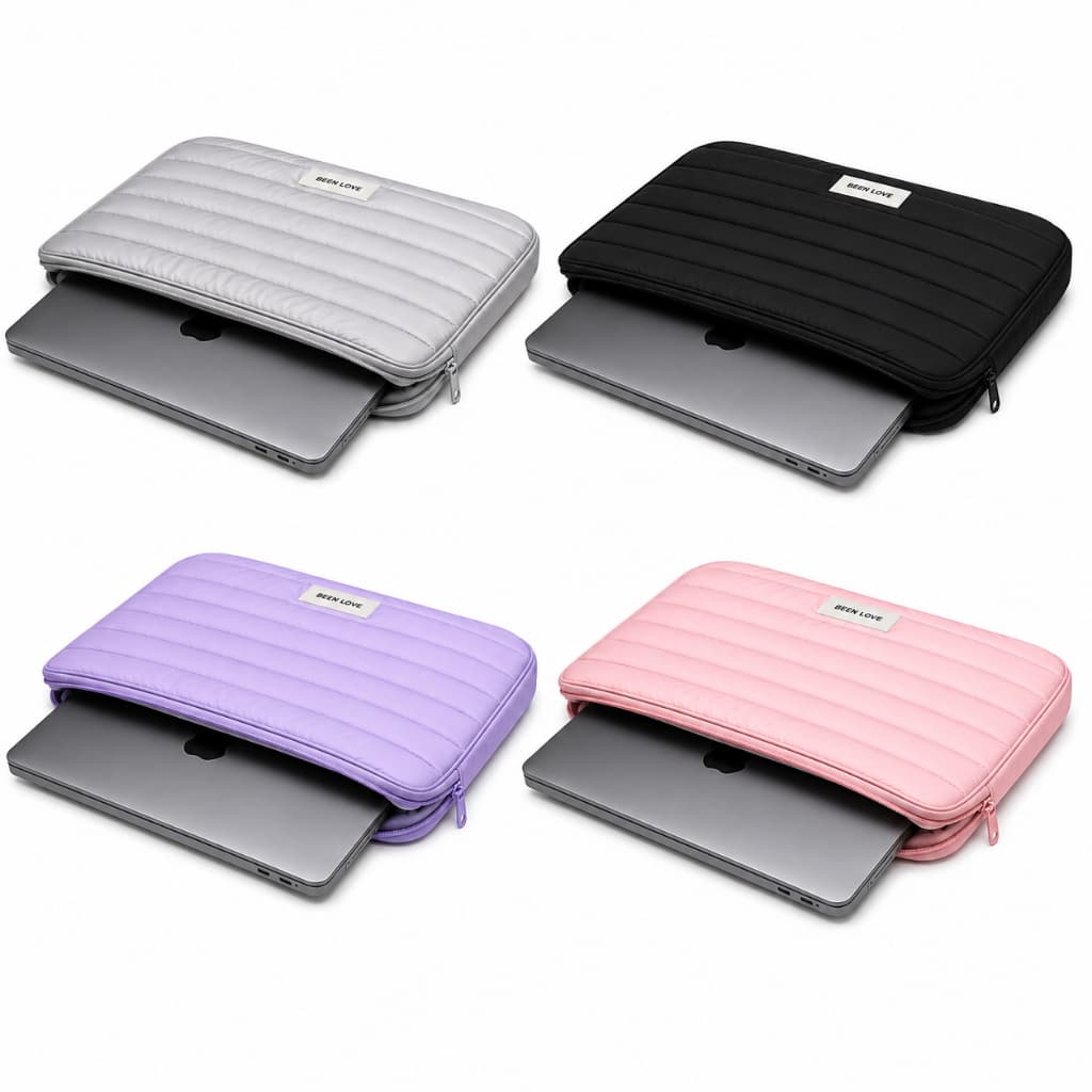 Case capa para Notebook puffer, 14 Polegadas Capa Protetora Acolchoada Premium Anti Impacto