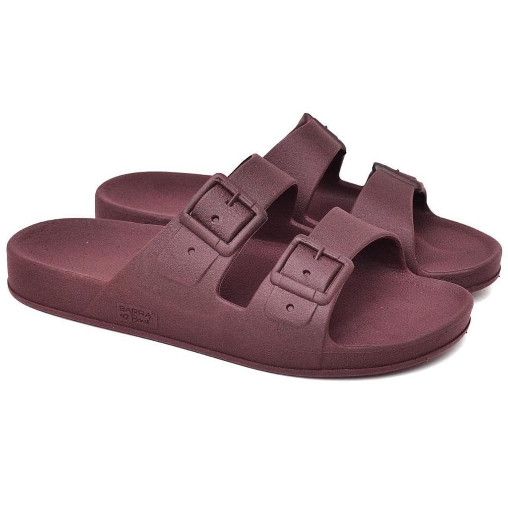 Chinela Papete Sandália Confortavel Leve Ortopedico Birken Duas Fivela Moderna