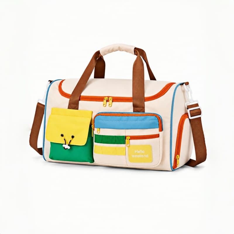 Bolsa De Viagem Esportiva Grande Colorida Academia Mala Transversal