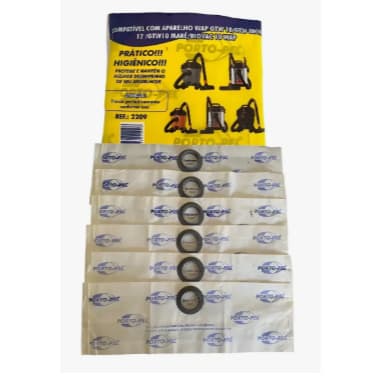6un Saco Aspirador De Pó Wap Gtw10 Gtw12 Gtw Maré Ref 2209