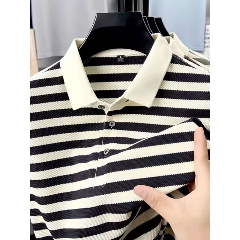 Polo Masculino Listrada Manga Curta