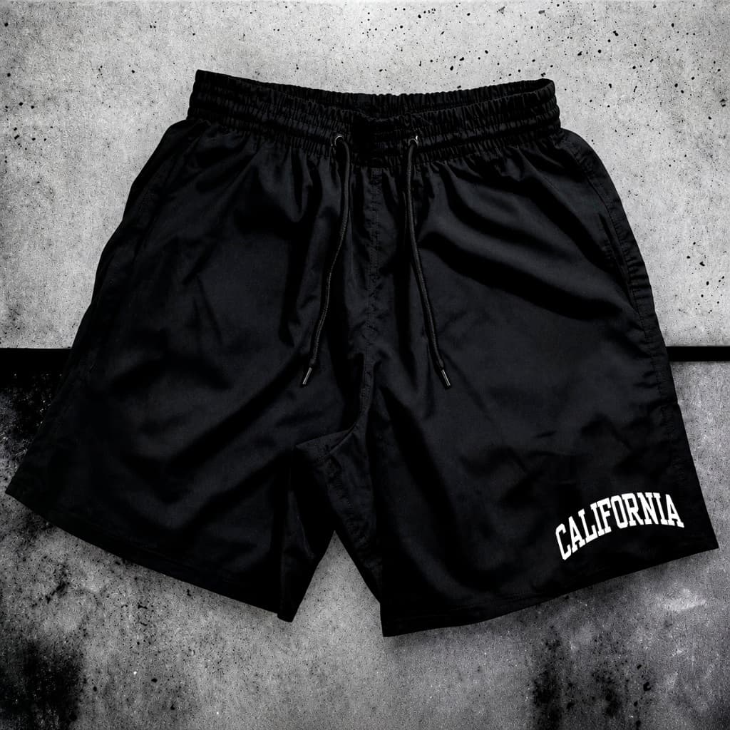 Short Bermuda Mauricinho Esportiva Antiodor California Para Academia Skate Basquete Corrida Tactel