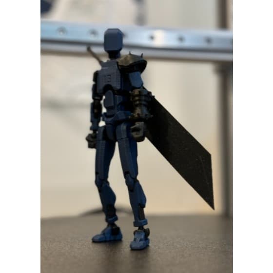 Muggora Cloud Strife espada longa  (Dummy 13) Acessório