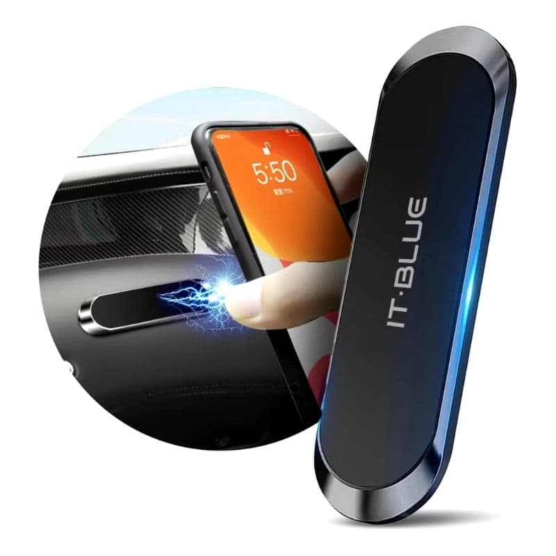 Suporte Magnético de Celular + 2 Discos 360° Veicular