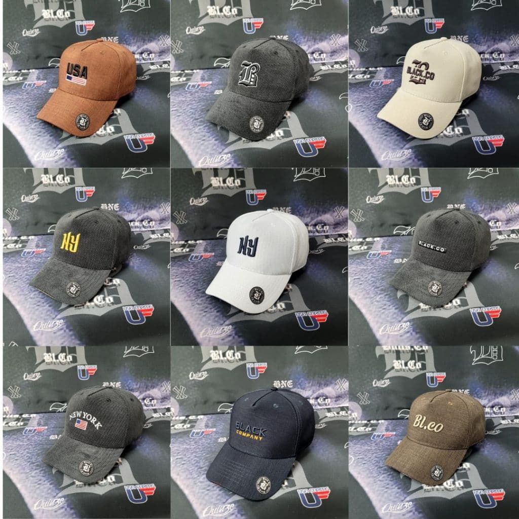 Boné Black.Co Trucker Fitão Strapback Aba Curva