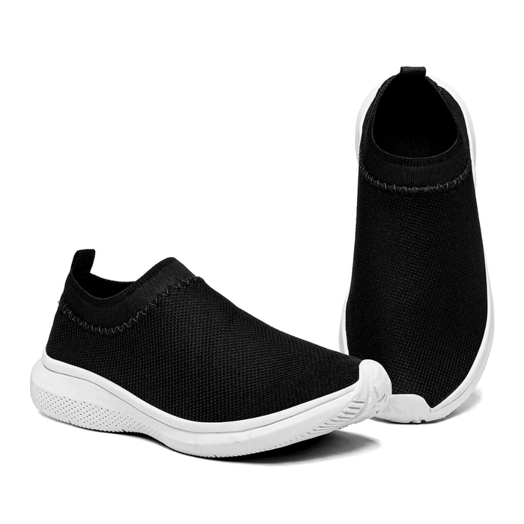 Tênis meia feminino sem cadarco leve casual treino slip on confortável Sapato Feminino calce fácil dia a dia