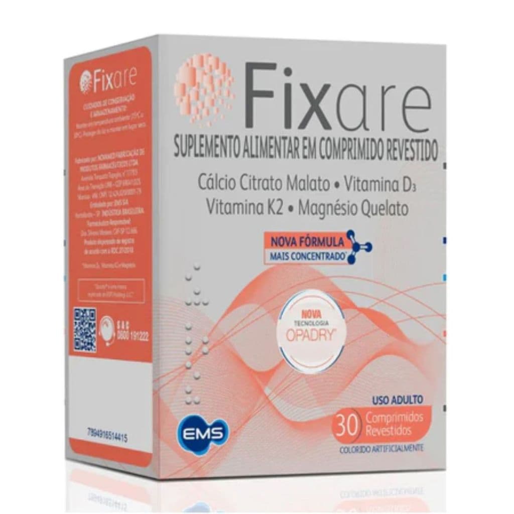 Fixare Suplemento Alimentar - 30 Comprimidos - EMS