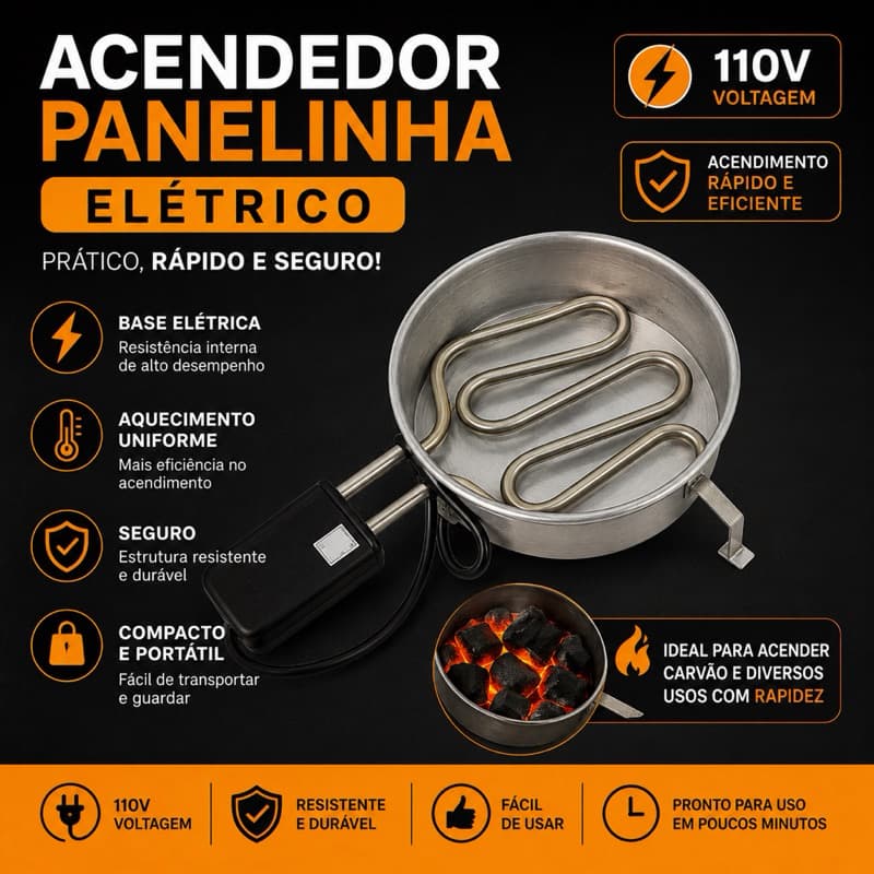 fogareiro forninho panelinha eletrica medio 110v