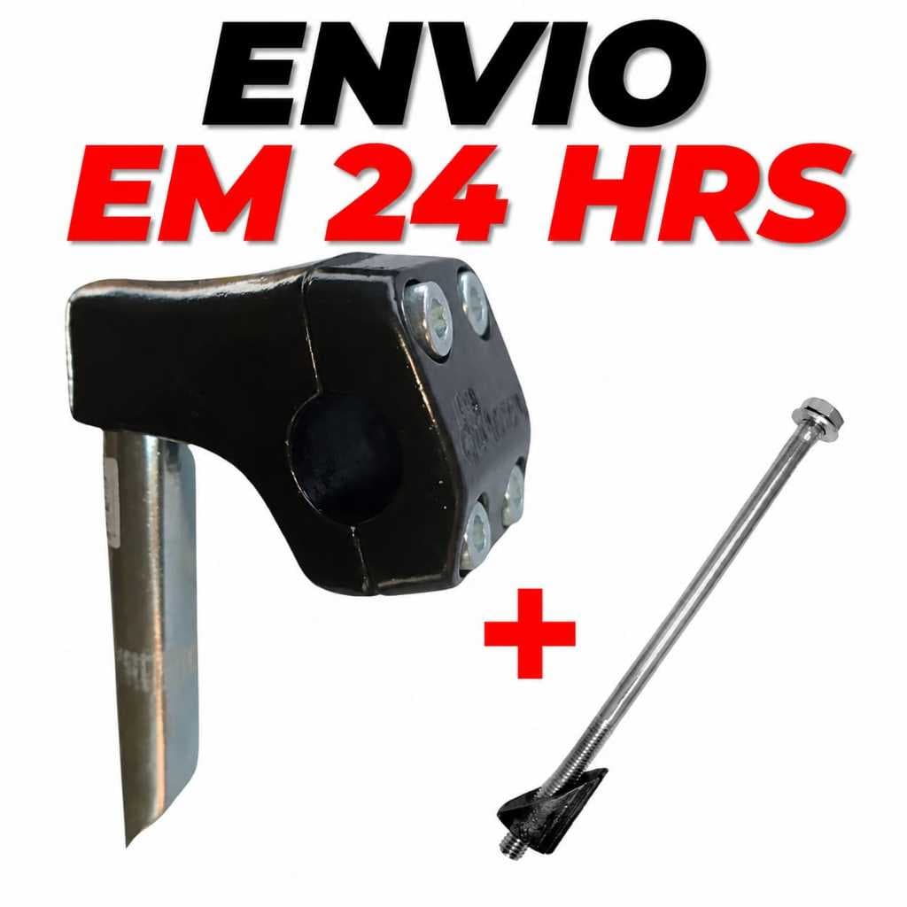 Mesa Suporte De Guidão Frontal Bicicleta Bmx Cross Freestyle Bike + Parafuso Expander Caneta Cross 21.1mm