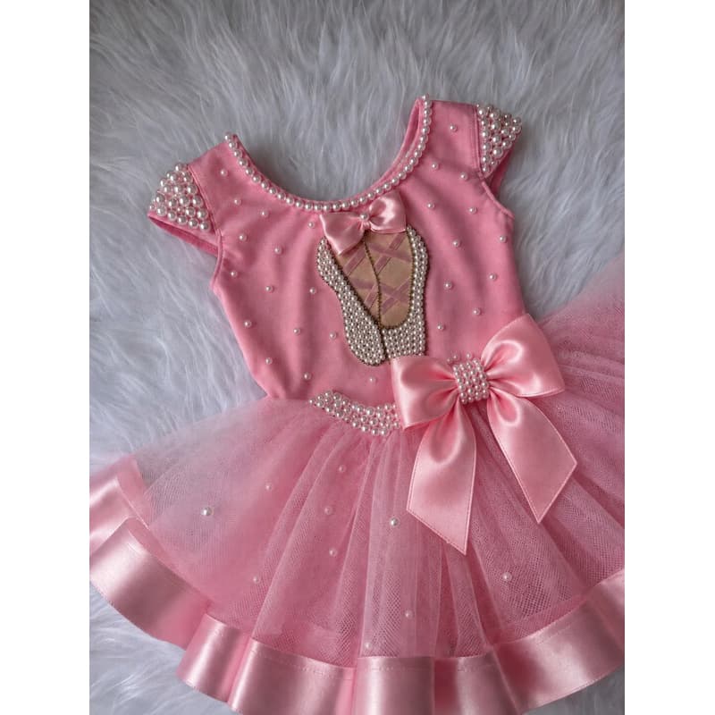 Fantasia Bailarina Balé luxo Saia Tutu Ballet festa bailarina Collant sapatilha pérolas
