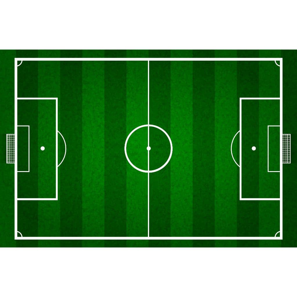 Tapete Infantil Criança Grande Campo de Futebol Jogo Quarto Menino Tematico Lona 70x105cm