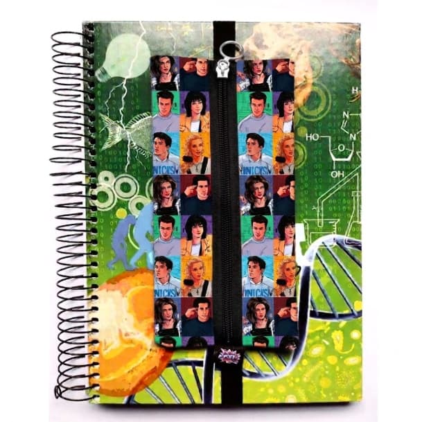 Estojo escolar com elástico para prender no caderno Friends / Serie / Seriado / TV