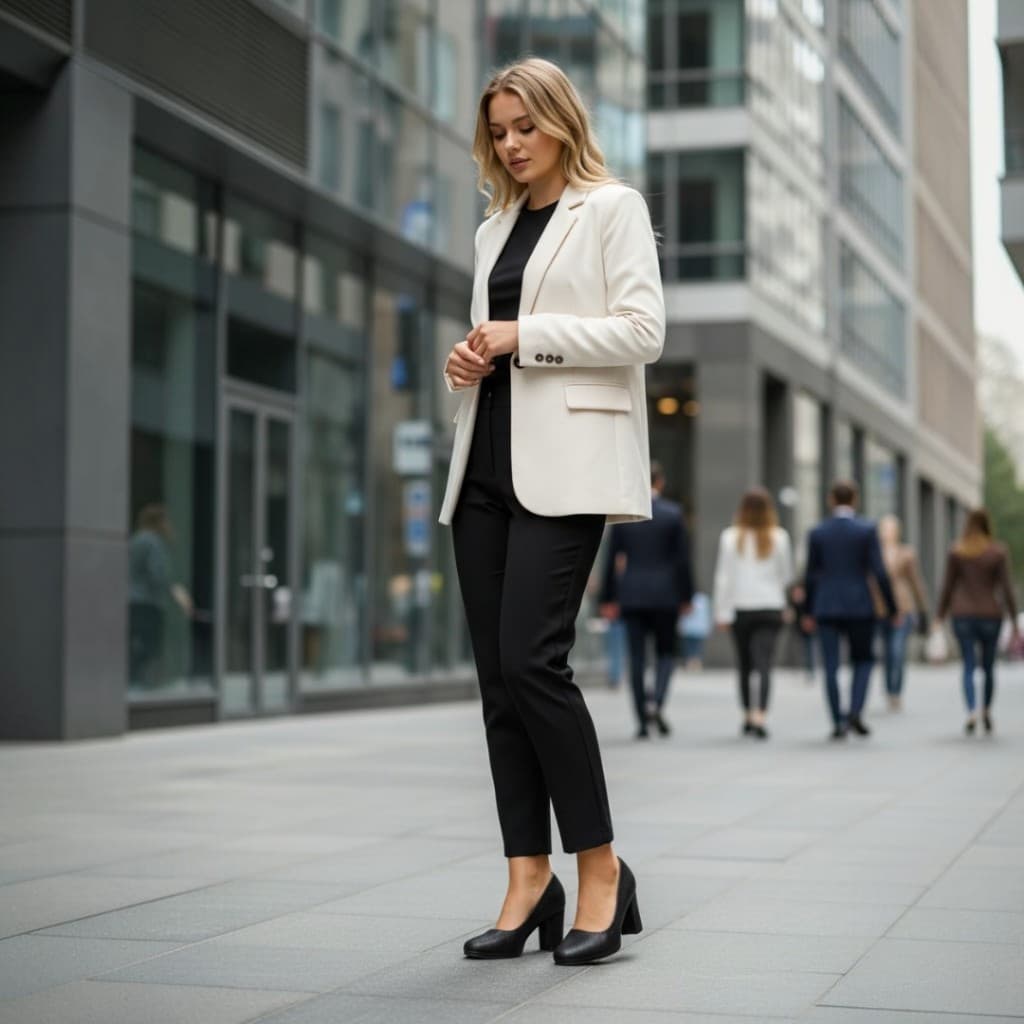Sapato Scarpin Feminino Salto Grosso Piccadilly 130185-351