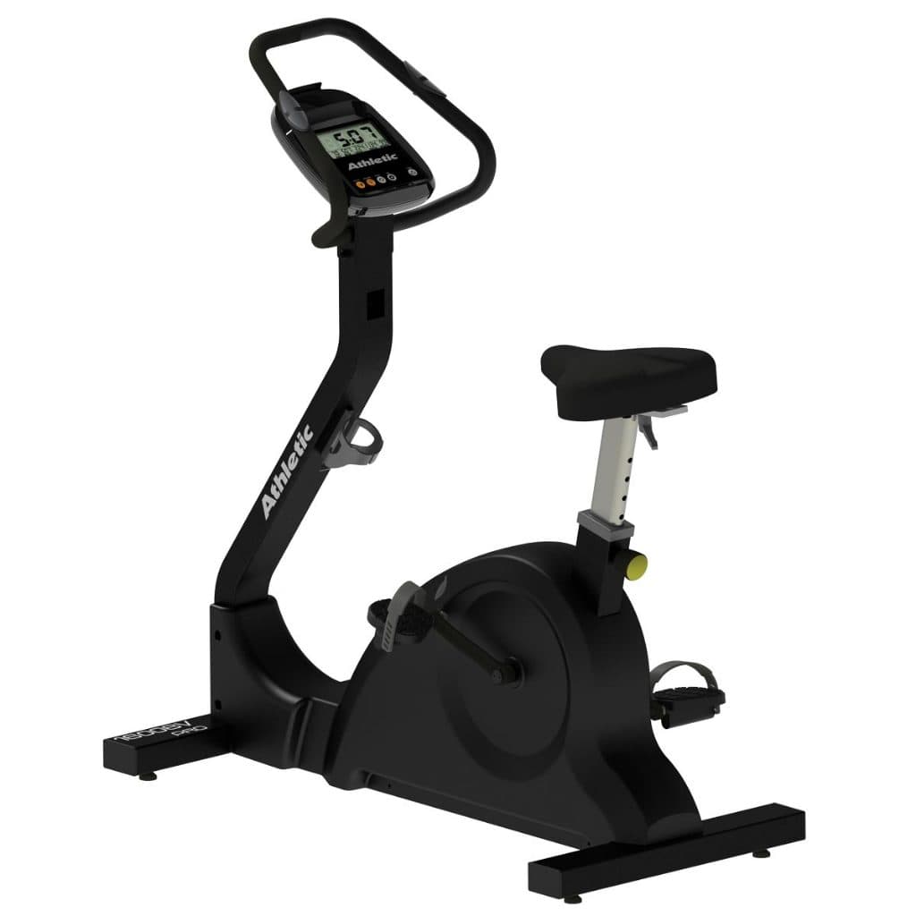 Bicicleta Vertical Profissional Athletic 1600BV Suporta 150kg 8 níveis Disco de inércia 7kg