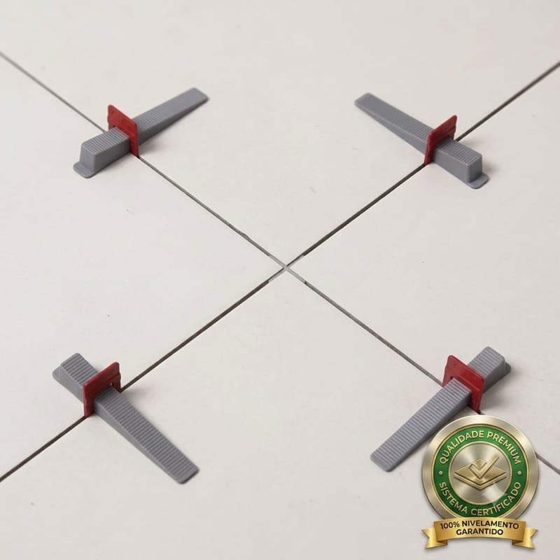 100 Espaçador Para Piso Porcelanato Slim