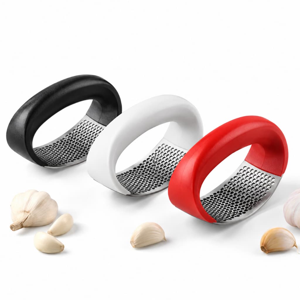 Amassador Espremedor Alho Inox Prensa Triturador Resistente Cozinha Utensílio 1 2 ou 3 Unidade