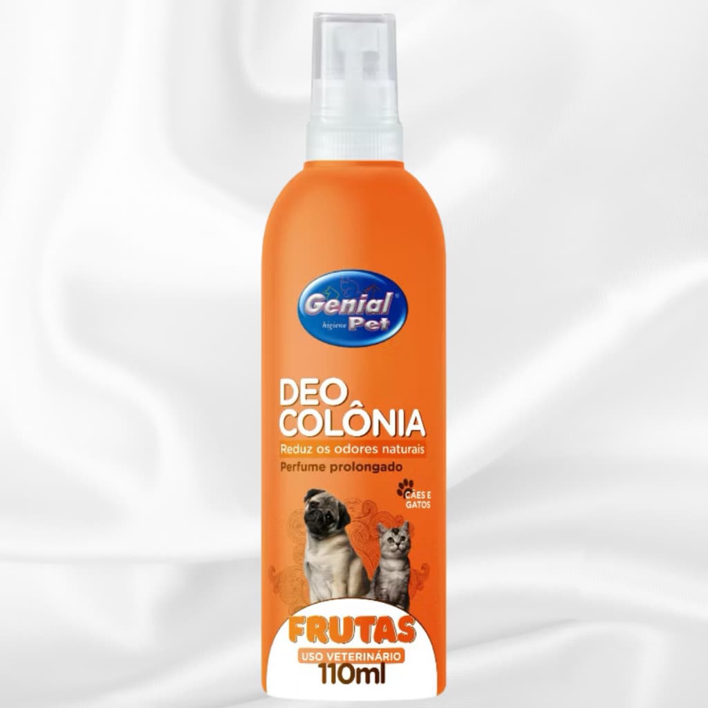 Perfume Deo Colônia Frutas 110ml para Cães e Gatos - Genial Pet