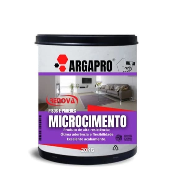 Microcimento Micro revestimento fino  kit 20kg argapro
