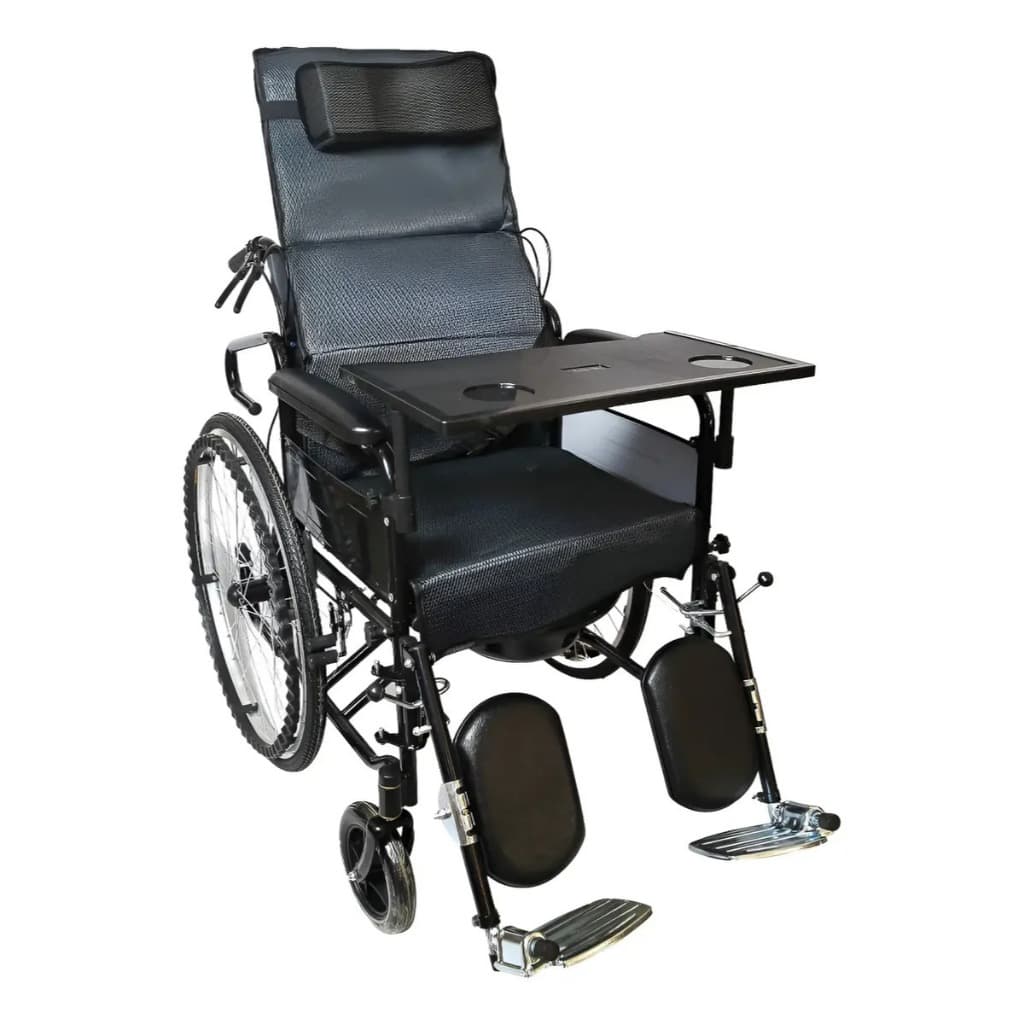 Cadeira De Rodas Manual Com Mesa Para Alimentação