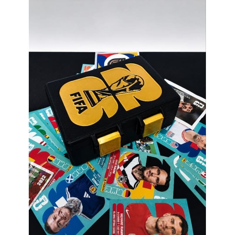 Caixa Porta Figurinhas Dupla Copa Organizador Cards 240
