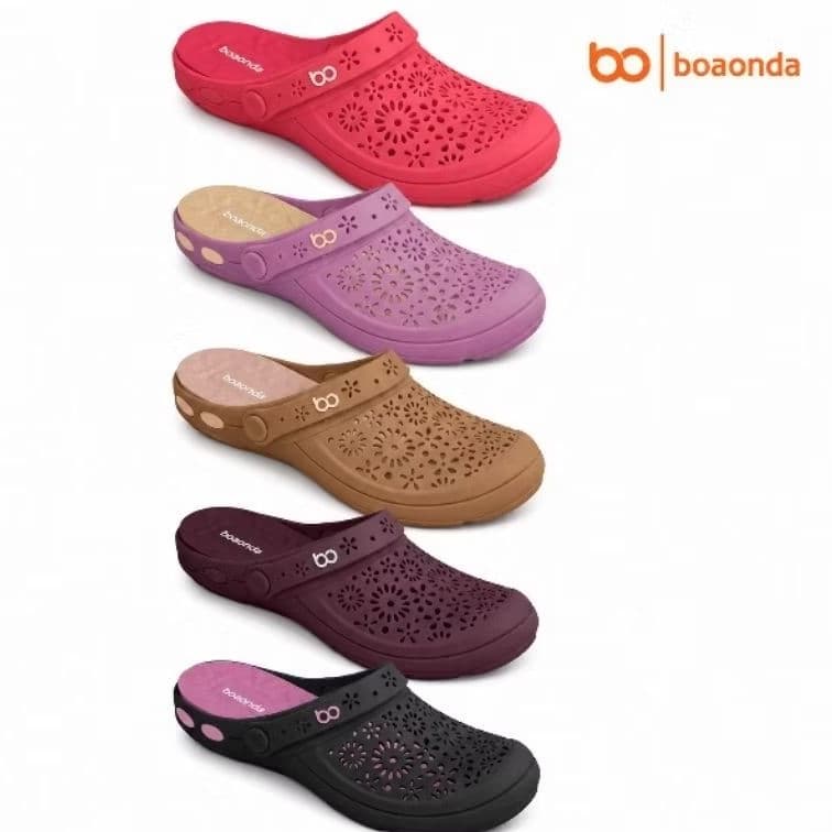sandália  babuche Boa onda nelly original ortopédica leve e macia crocks femenino
