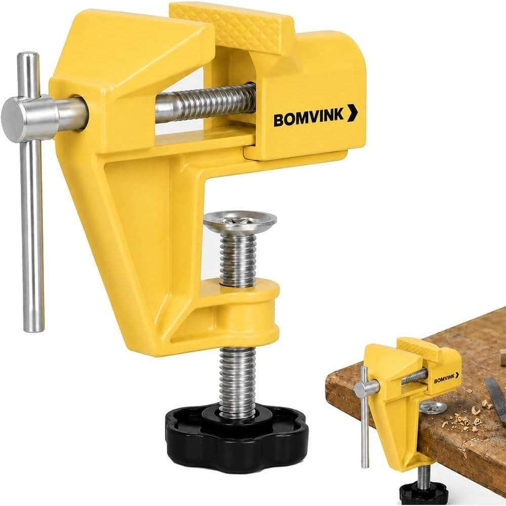 Torno de Bancada Morsa Mini Profissional De Mesa Base Fixa Base Fixação 50/30MM Forte