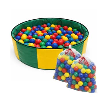 Piscina de Bolinhas Redonda Infantil com 200 Bolinhas Coloridas