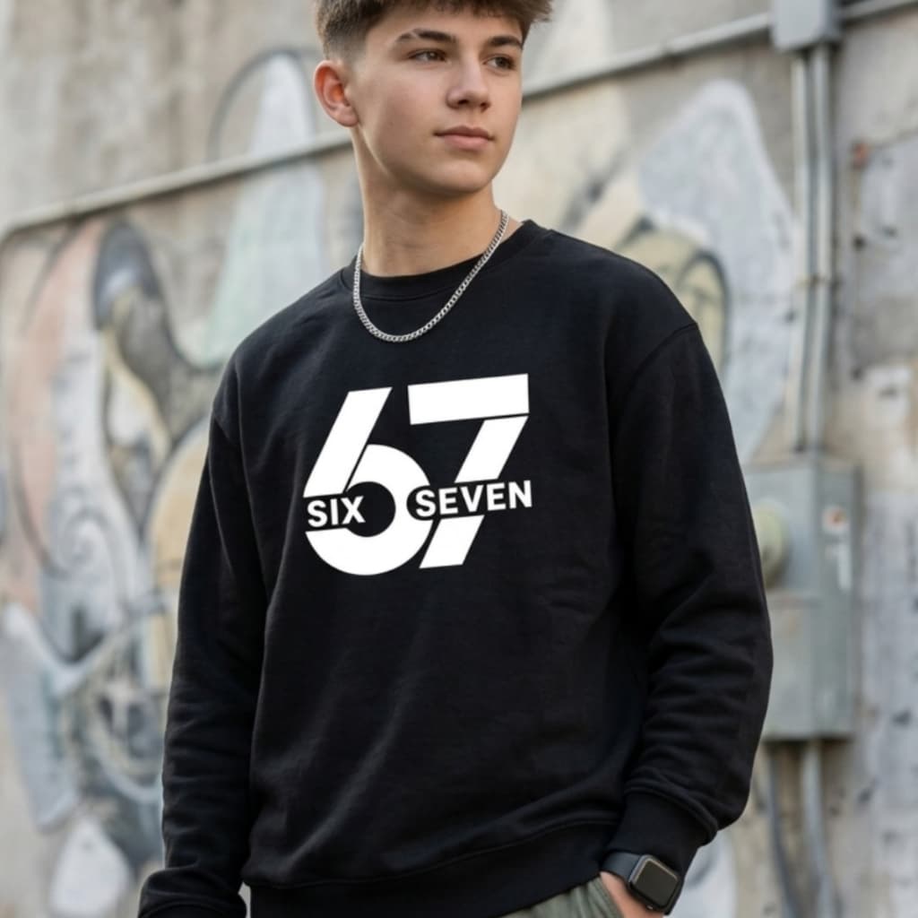 Blusa de Frio Moletom Feminino Masculino liso Inverno Casaco de Frio Moletom Branco Blusão Suéter Quente Six Seven