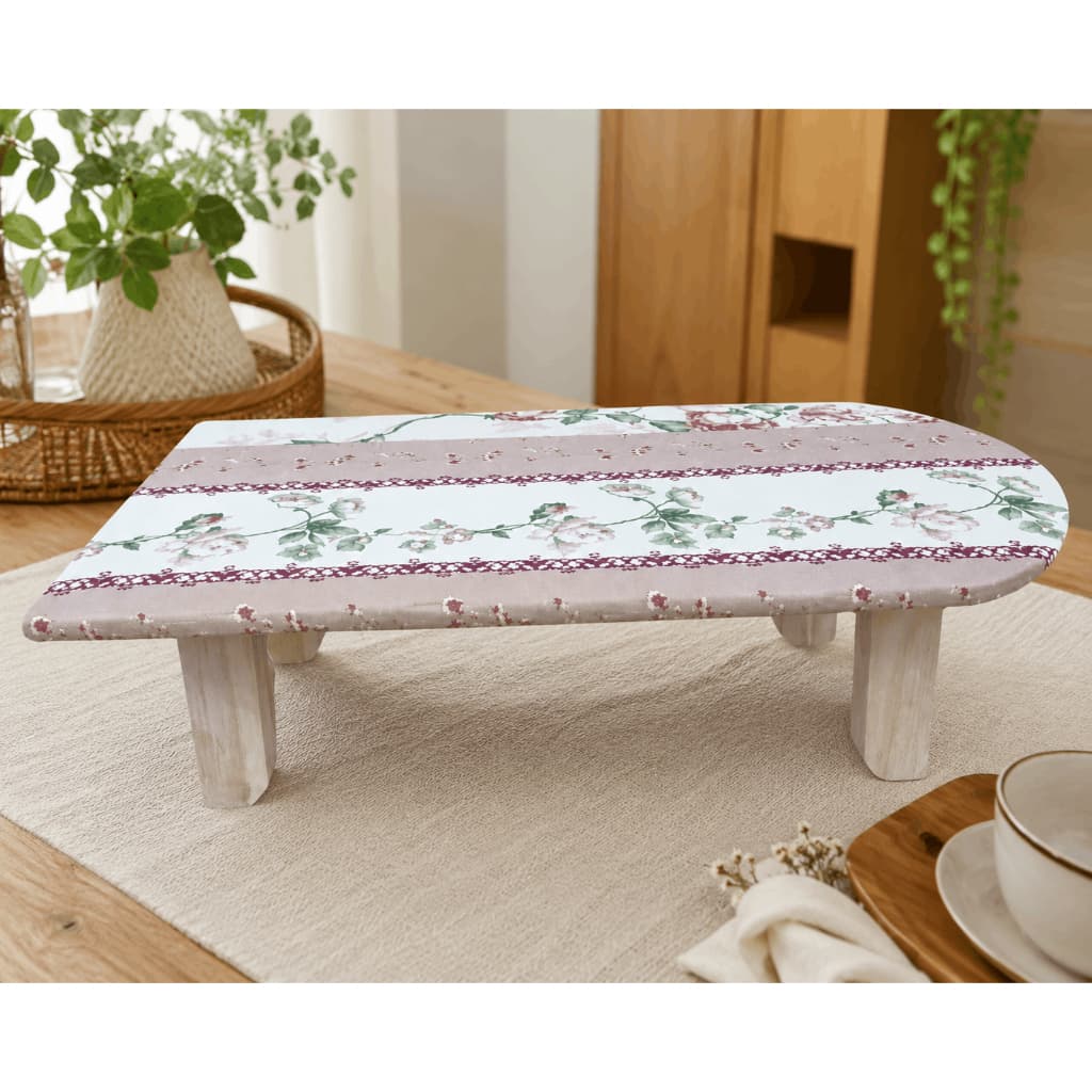 Tábua de Passar Roupa Reforçada Portátil Compacta Estampada 60x30cm