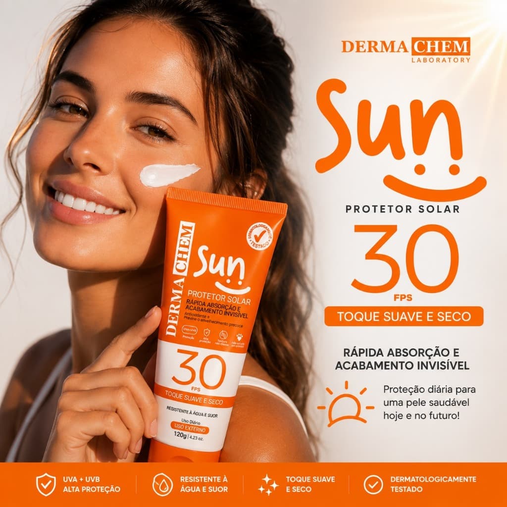 Protetor Solar Dermachem Sun FPS 30 120g